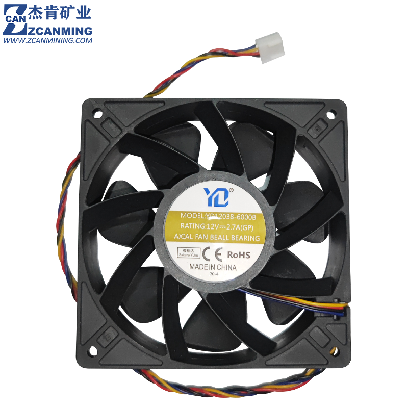 YD Brand Miner Fan 120*120*38mm