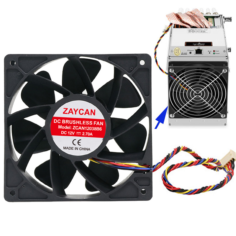 Zaycan Miner Fan 120*120*38mm